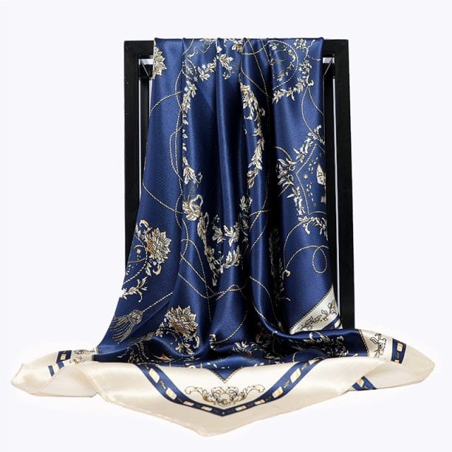 Kate McEnroe New York Luxury Square Silk Printed Scarves Scarves 39 / 90X90cm 29120458-39-90x90cm