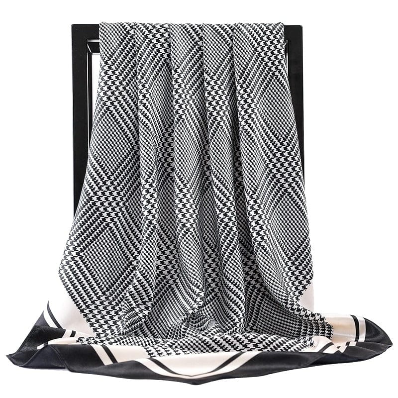 Kate McEnroe New York Luxury Square Silk Printed Scarves Scarves 44 / 90X90cm 29120458-44-90x90cm