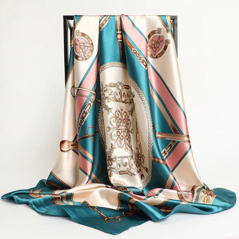 Kate McEnroe New York Luxury Square Silk Printed Scarves Scarves 49 / 90X90cm 29120458-49-90x90cm