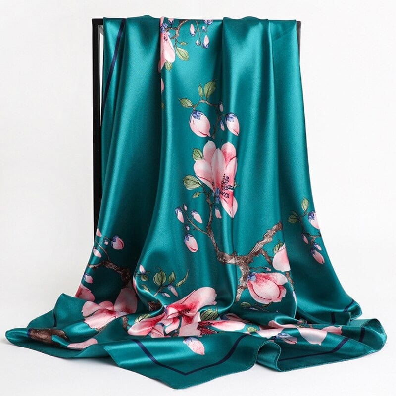 Kate McEnroe New York Luxury Square Silk Printed Scarves Scarves 60 / 90X90cm 29120458-60-90x90cm