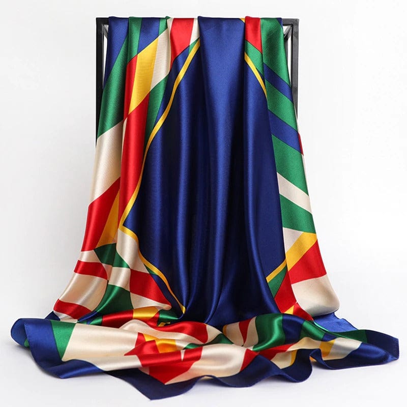 Kate McEnroe New York Luxury Square Silk Printed Scarves Scarves 67 / 90X90cm 29120458-67-90x90cm