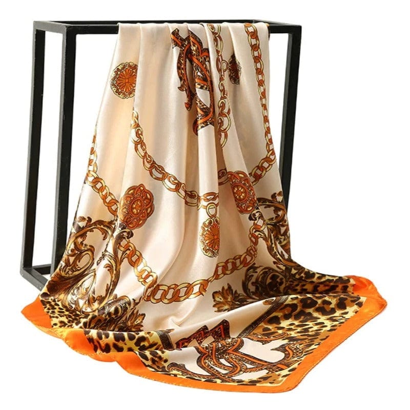 Kate McEnroe New York Luxury Square Silk Printed Scarves Scarves 70 / 90X90cm 29120458-70-90x90cm