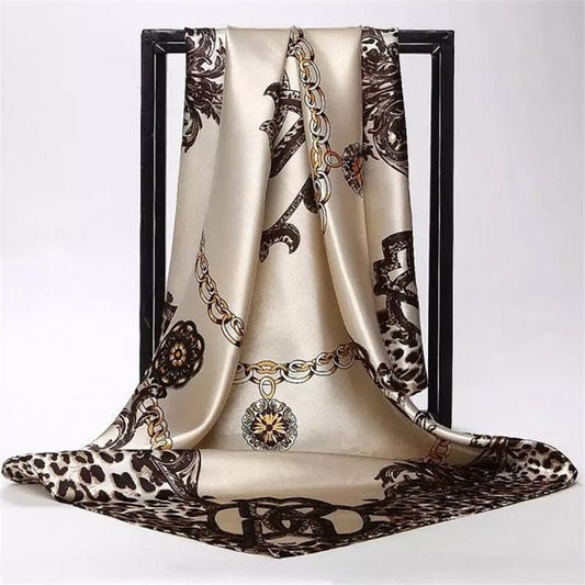 Kate McEnroe New York Luxury Square Silk Printed Scarves Scarves