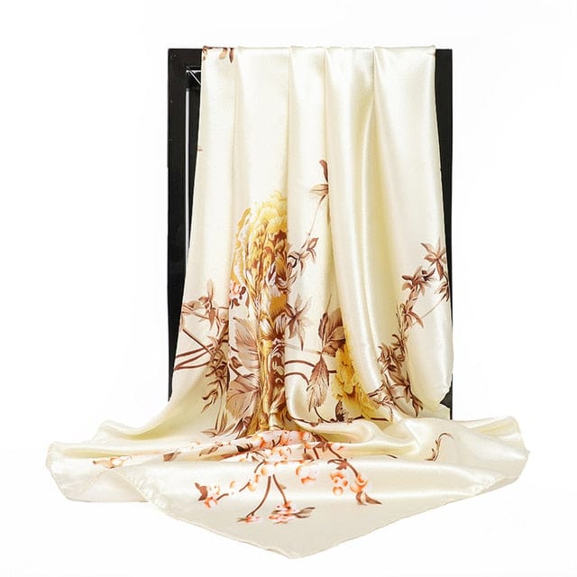 Kate McEnroe New York Luxury Square Silk Printed Scarves Scarves