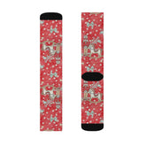 Kate McEnroe New York Magical Nutcracker Socks, Unisex, Crew Length, Fleece Lined, Ribbed Tubes, Cushioned Bottoms, Holiday Gifts, Stocking StuffersSocks18285444812931218171