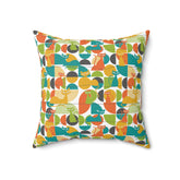 Kate McEnroe New York MCM Atomic Cat Retro Geometric Throw Pillow, 50s Mod CushionThrow Pillows15718828287161711903
