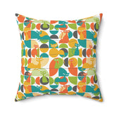 Kate McEnroe New York MCM Atomic Cat Retro Geometric Throw Pillow, 50s Mod CushionThrow Pillows15718828287161711903