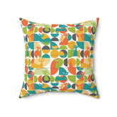 Kate McEnroe New York MCM Atomic Cat Retro Geometric Throw Pillow, 50s Mod CushionThrow Pillows47389148982756553891