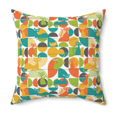 Kate McEnroe New York MCM Atomic Cat Retro Geometric Throw Pillow, 50s Mod CushionThrow Pillows88240280025038815768