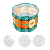 Kate McEnroe New York MCM Geometric Retro Teal Orange Lamp ShadeLamp ShadesOf0KCqmuO8