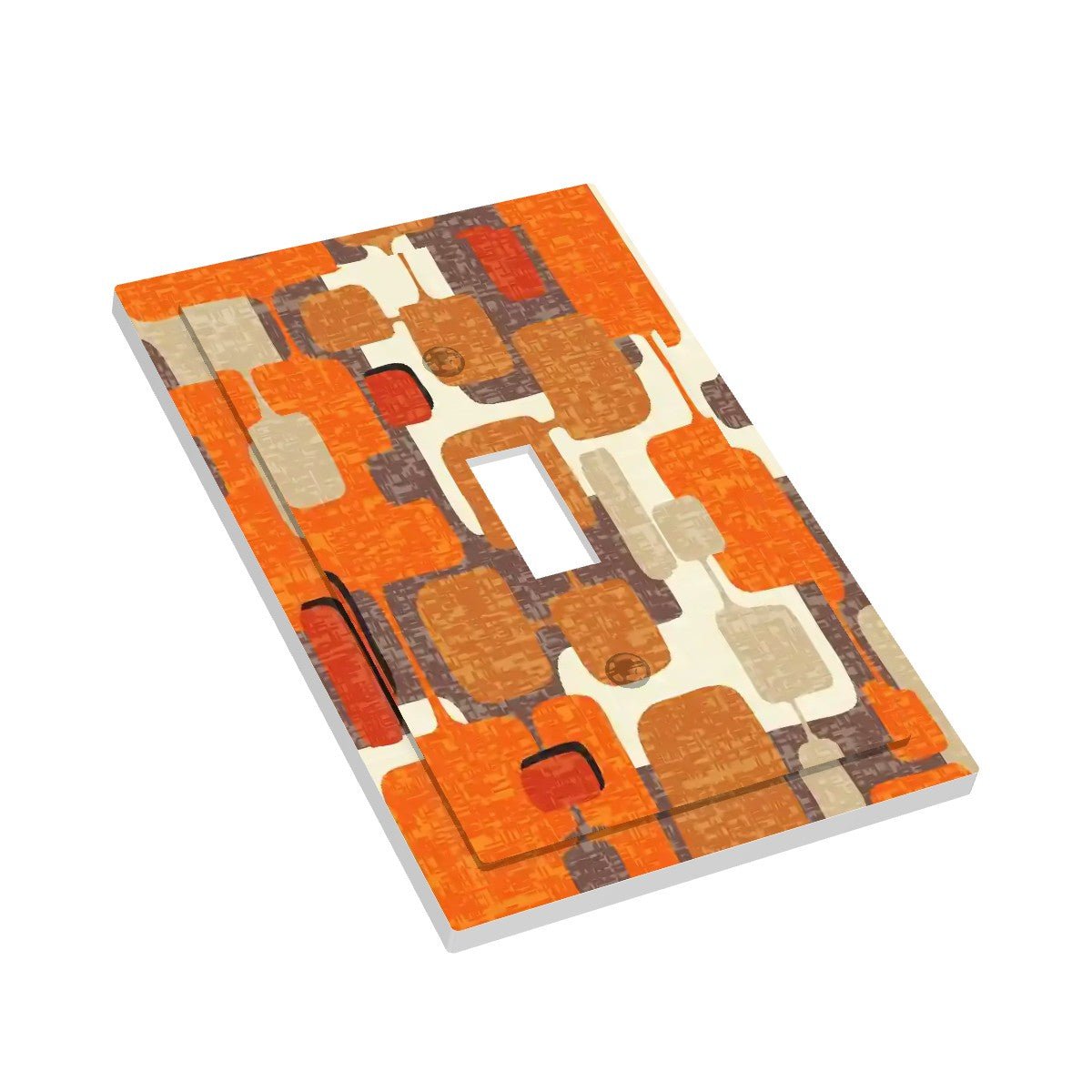 Kate McEnroe New York MCM Retro Geometric Switch Plate, 1960s Mod Wall Cover AccentSwitch PlatesNEJ3giCn88