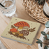 Kate McEnroe New York Merry Mushroom Coasters, Mid Century Modern Retro 70s Drinkware Set of 4Coasters7021