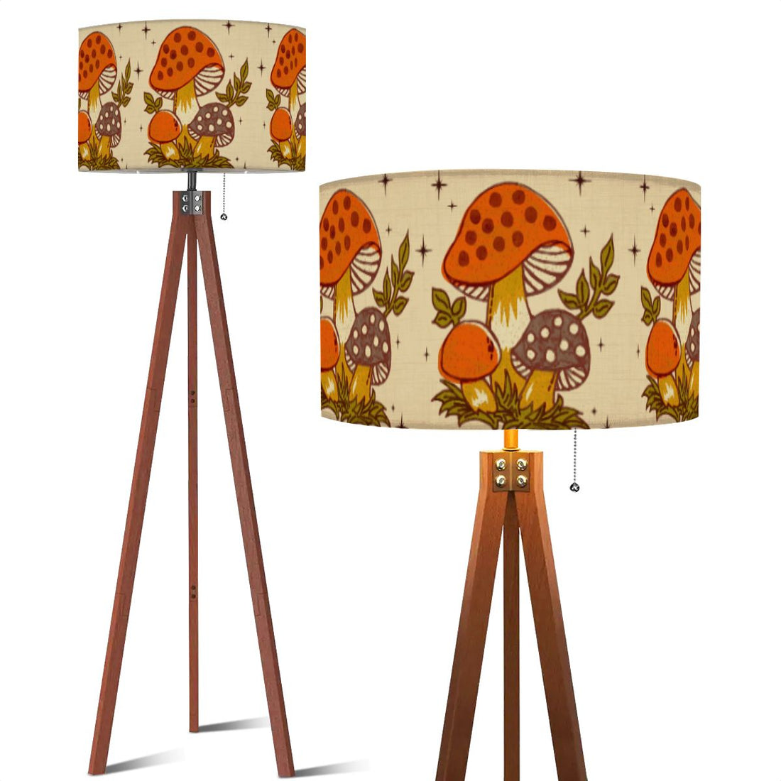 Kate McEnroe New York Merry Mushroom Mid Century Modern Cottagecore Tripod Floor LampTripod Floor Lampsk4I8YEIMRk