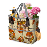Kate McEnroe New York Merry Mushroom Retro 70s Kitschy Garden Tool Bag OrganizerGarden Tool BagDxaLm8y1JZ