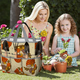 Kate McEnroe New York Merry Mushroom Retro 70s Kitschy Garden Tool Bag OrganizerGarden Tool BagSUWo6X7GMf