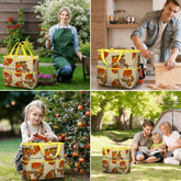 Kate McEnroe New York Merry Mushroom Retro 70s Kitschy Garden Tool Bag OrganizerGarden Tool BagSUWo6X7GMf