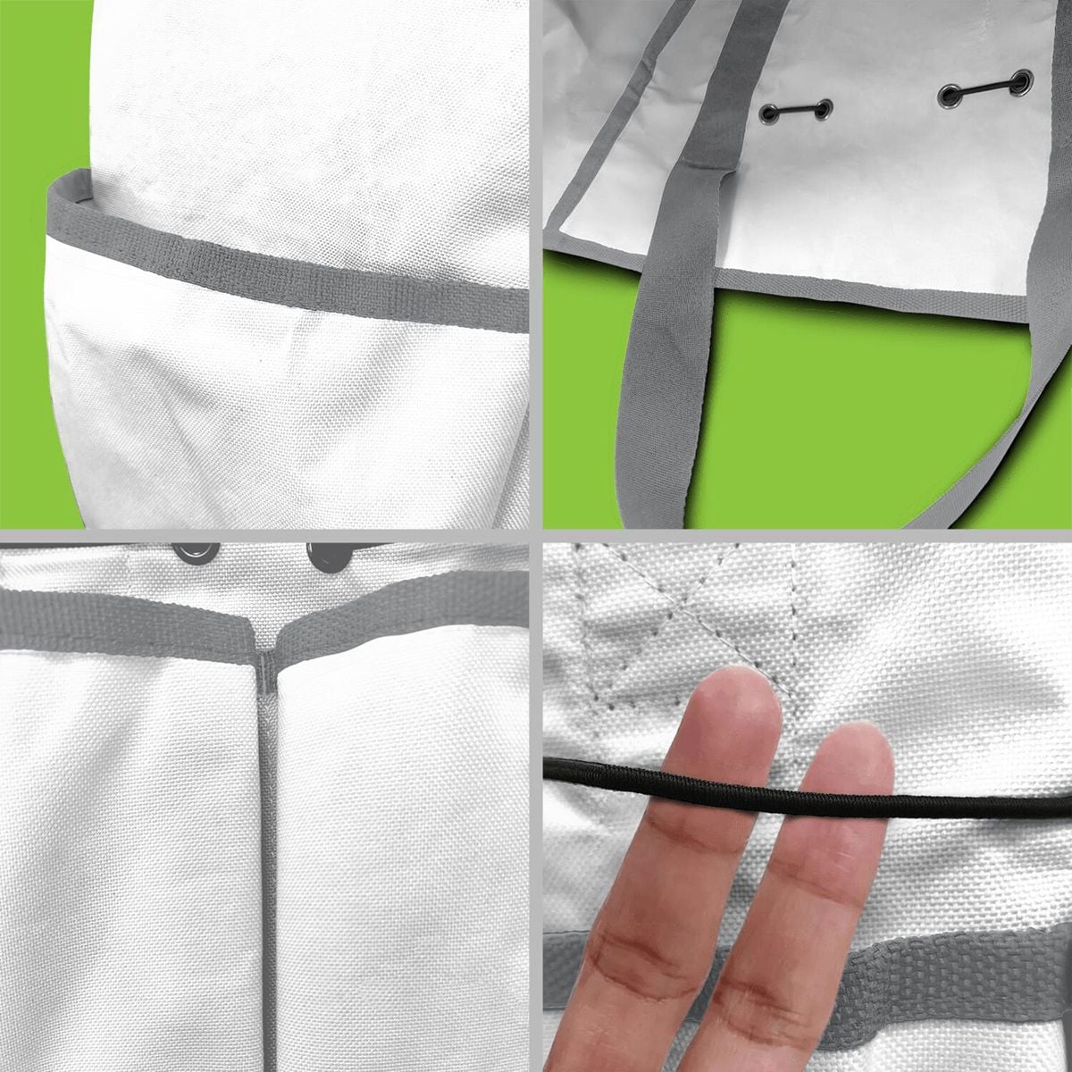 Kate McEnroe New York Merry Mushroom Retro 70s Kitschy Garden Tool Bag OrganizerGarden Tool BagSUWo6X7GMf