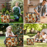 Kate McEnroe New York Merry Mushroom Retro 70s Kitschy Garden Tool Bag OrganizerGarden Tool BagSUWo6X7GMf