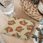 Kate McEnroe New York Merry Mushroom Soapstone Coasters, Mid Century Retro 70s DrinkwareCoasters7021