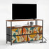 Kate McEnroe New York Mid Century Amoeba Abstract TV Stand Media Console Teal Mustard RetroTV StandsrtqqhAJwDF