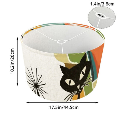 Kate McEnroe New York Mid Century Atomic Cat Retro Starburst Drum Lamp ShadeLamp Shades5ZXkIKvquD