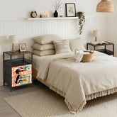 Kate McEnroe New York Mid Century Atomic Dachshund Nightstand Retro Wiener Dog DecorNightStandsfRQ6Uq9KoP