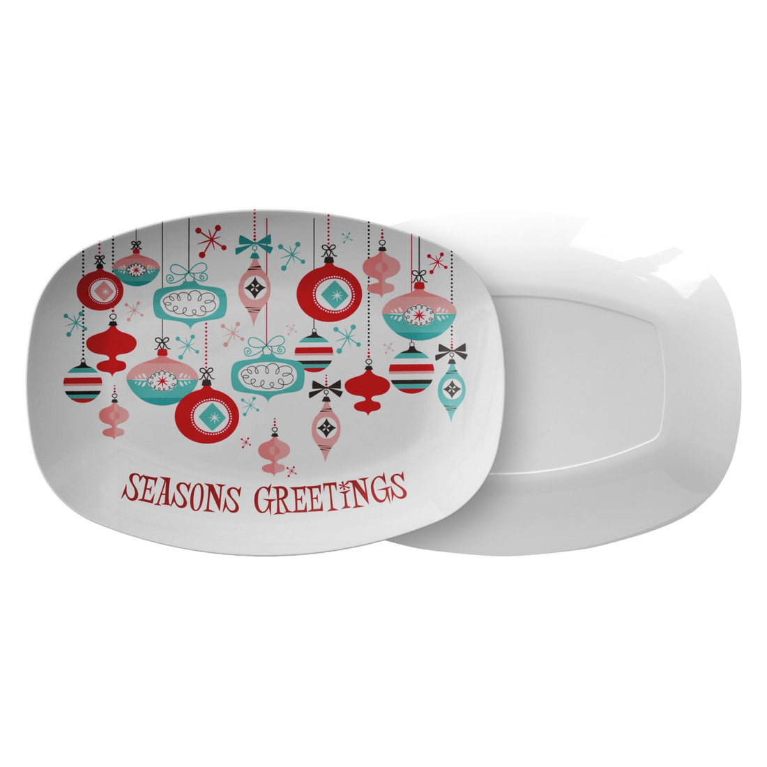 Kate McEnroe New York Mid Century Atomic Starburst Christmas Ornament Serving PlatterServing PlattersPLAT - MCM - XMAS - ORN