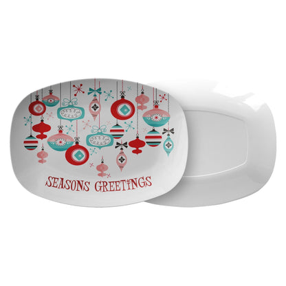 Kate McEnroe New York Mid Century Atomic Starburst Christmas Ornament Serving PlatterServing PlattersPLAT - MCM - XMAS - ORN