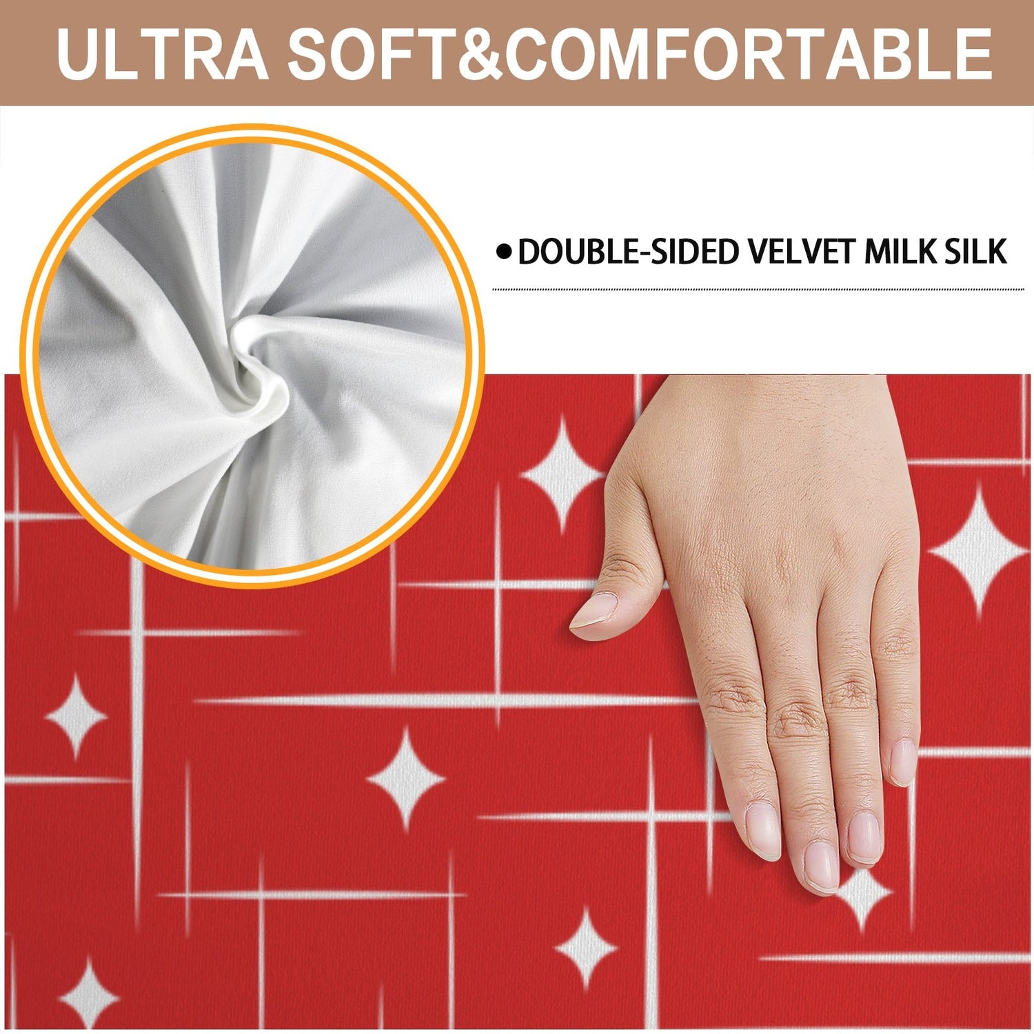 Kate McEnroe New York Mid Century Atomic Starburst Red Christmas Dining Chair SlipcoversChair SlipcoversD3232880