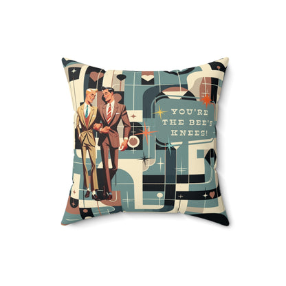 Kate McEnroe New York Mid Century Bauhaus Dapper Dudes Throw PillowThrow Pillows18649922567651649573