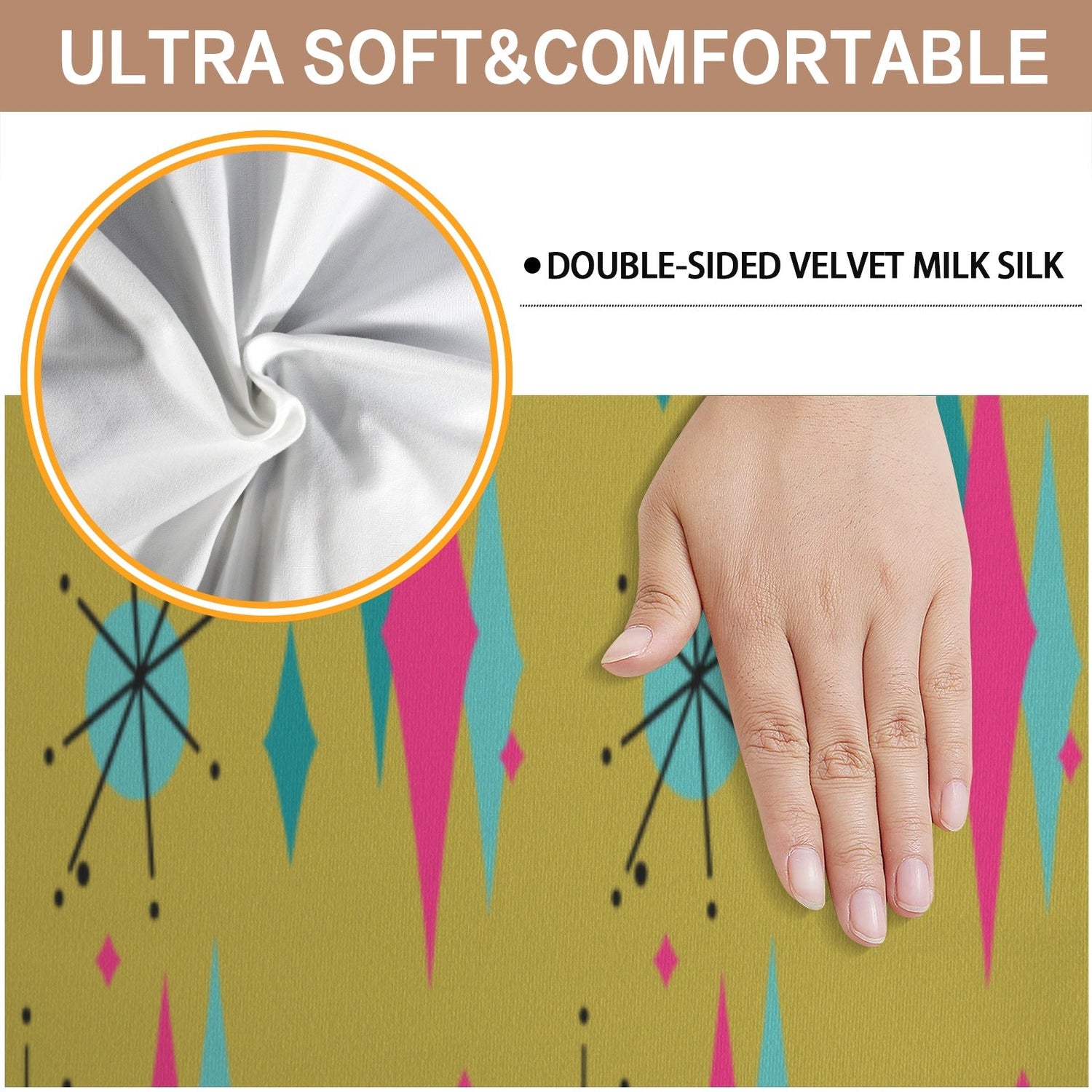 Kate McEnroe New York Mid Century Franciscan Diamond Starburst Chartreuse Dining Chair SlipcoversChair SlipcoversD3232943