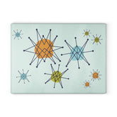 Kate McEnroe New York Mid Century Franciscan Starburst Glass Cutting Board, Retro MCM KitchenCutting Boards24541306155212577147