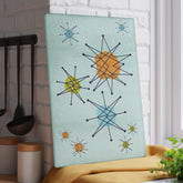 Kate McEnroe New York Mid Century Franciscan Starburst Glass Cutting Board, Retro MCM KitchenCutting Boards24541306155212577147