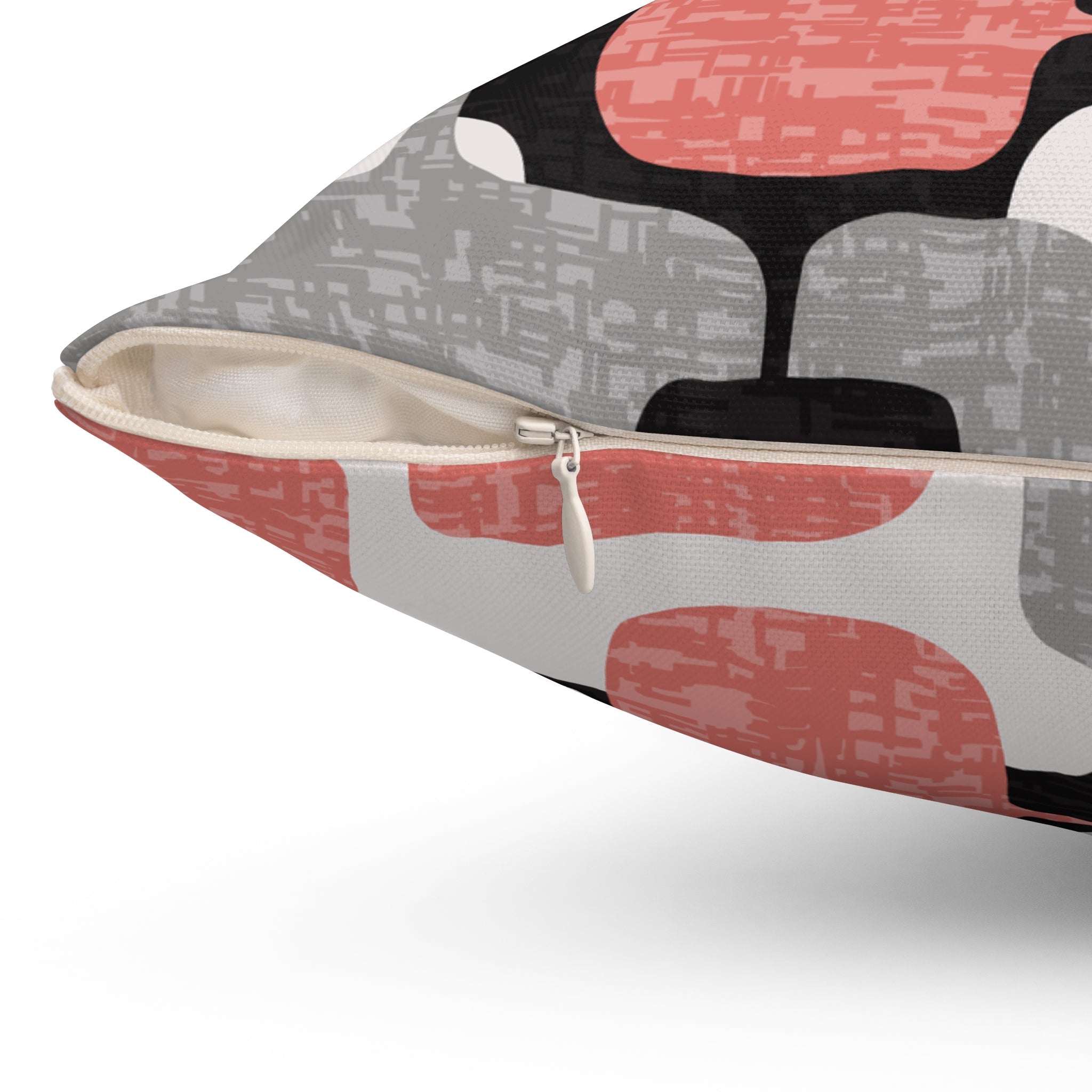 Kate McEnroe New York Mid Century Modern 1950s Retro Abstract Geometric Throw PillowThrow Pillows61651965403656069807