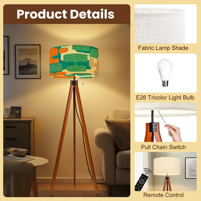 Kate McEnroe New York Mid Century Modern 1950s Retro Geometric Tripod Floor LampTripod Floor Lamps3LTEYxPpFb