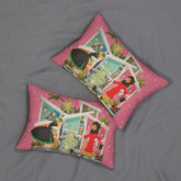 Kate McEnroe New York Mid Century Modern 50s Christmas Lumbar Pillow Retro Kitsch Poodle Dog DecorLumbar Pillows22965254198829685273