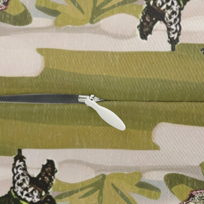 Kate McEnroe New York Mid Century Modern 50s Christmas Lumbar Pillow Retro Kitsch Poodle Dog DecorLumbar Pillows22965254198829685273