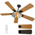 Kate McEnroe New York Mid Century Modern 50s Retro Abstract Ceiling Fan with LightCeiling Fansz7ryKHNpXr