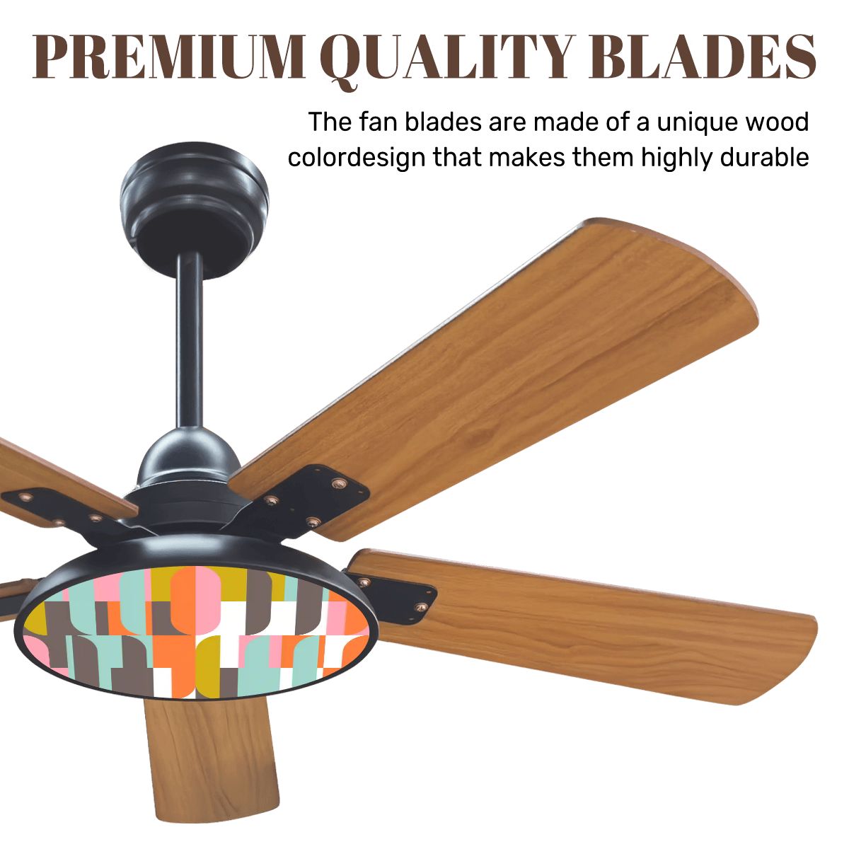 Kate McEnroe New York Mid Century Modern 50s Retro Abstract Ceiling Fan with LightCeiling Fansz7ryKHNpXr