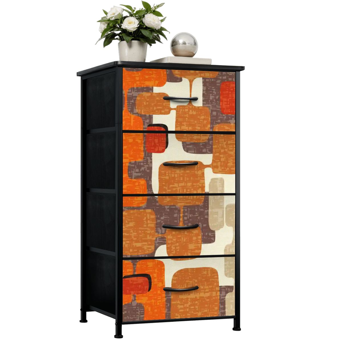 Kate McEnroe New York Mid Century Modern 60s Abstract Geometric 4 Drawer DresserDresserslTRrtkThXI