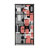 Kate McEnroe New York Mid Century Modern 60s Abstract Pink Geometric 4 Drawer DresserDressers0rs8ZBnEuy