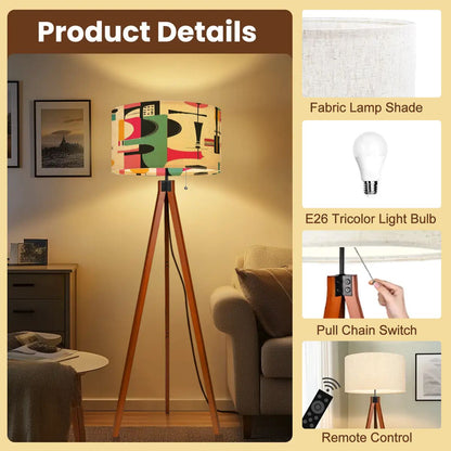 Kate McEnroe New York Mid Century Modern Abstract Atomic Tripod Floor LampTripod Floor Lamps60yODp3Z9D