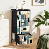 Kate McEnroe New York Mid Century Modern Abstract Bauhaus Geometric 4 Drawer ChestDressersQKZG6WQJge