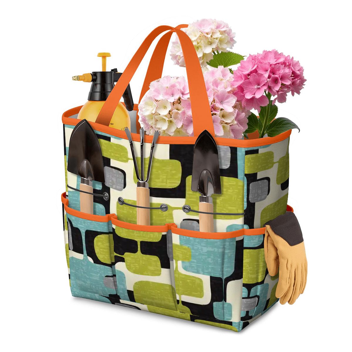 Kate McEnroe New York Mid Century Modern Abstract Geometric Garden Tool BagOutdoor Living36DAO9n1g9