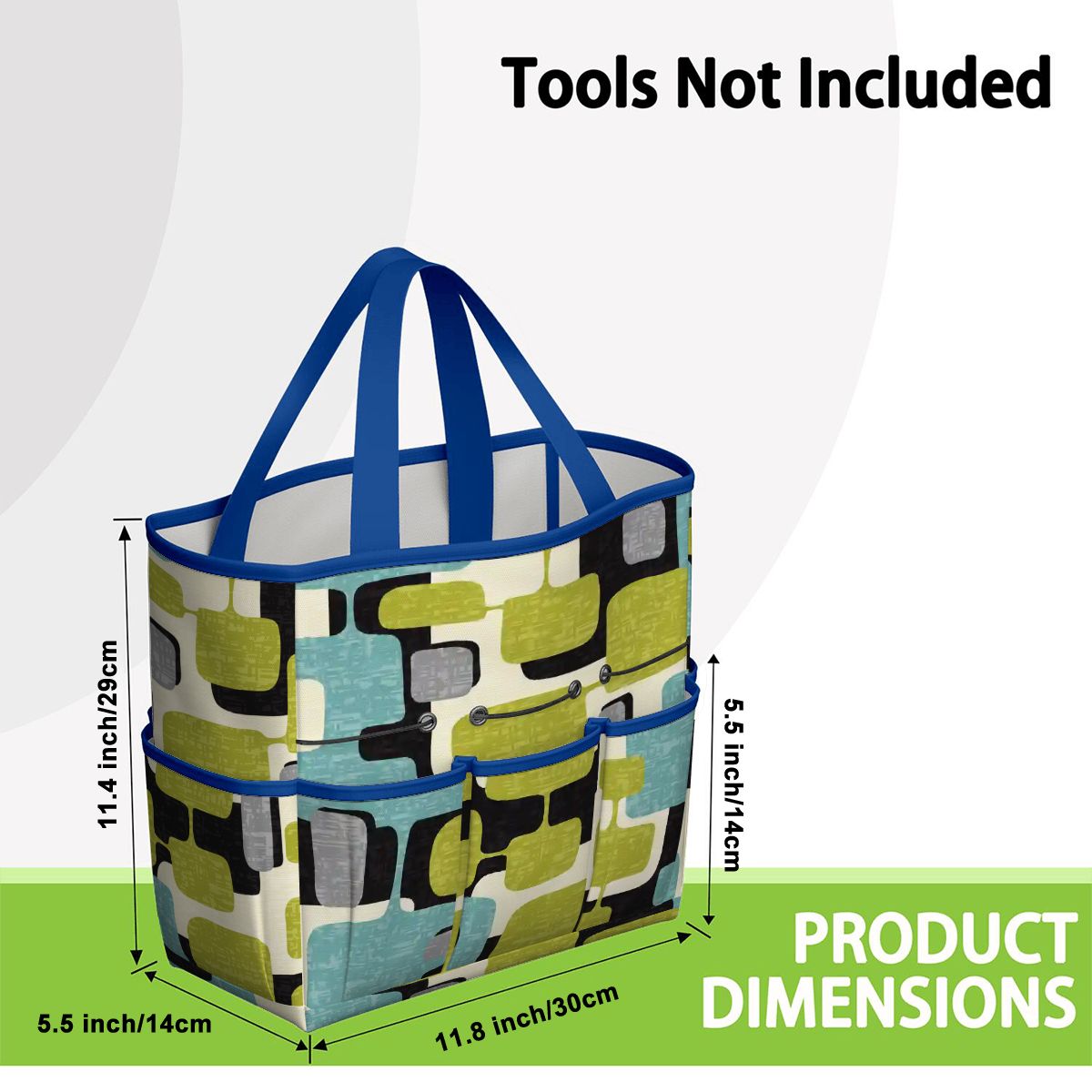 Kate McEnroe New York Mid Century Modern Abstract Geometric Garden Tool BagOutdoor LivingcqVaxEyJYg