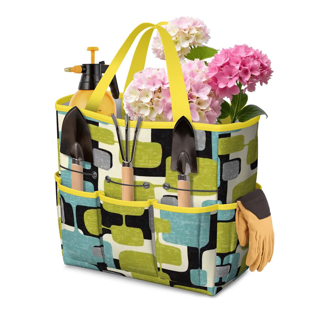 Kate McEnroe New York Mid Century Modern Abstract Geometric Garden Tool BagOutdoor LivingcqVaxEyJYg