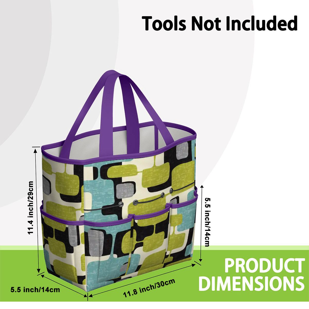 Kate McEnroe New York Mid Century Modern Abstract Geometric Garden Tool BagOutdoor LivingcqVaxEyJYg