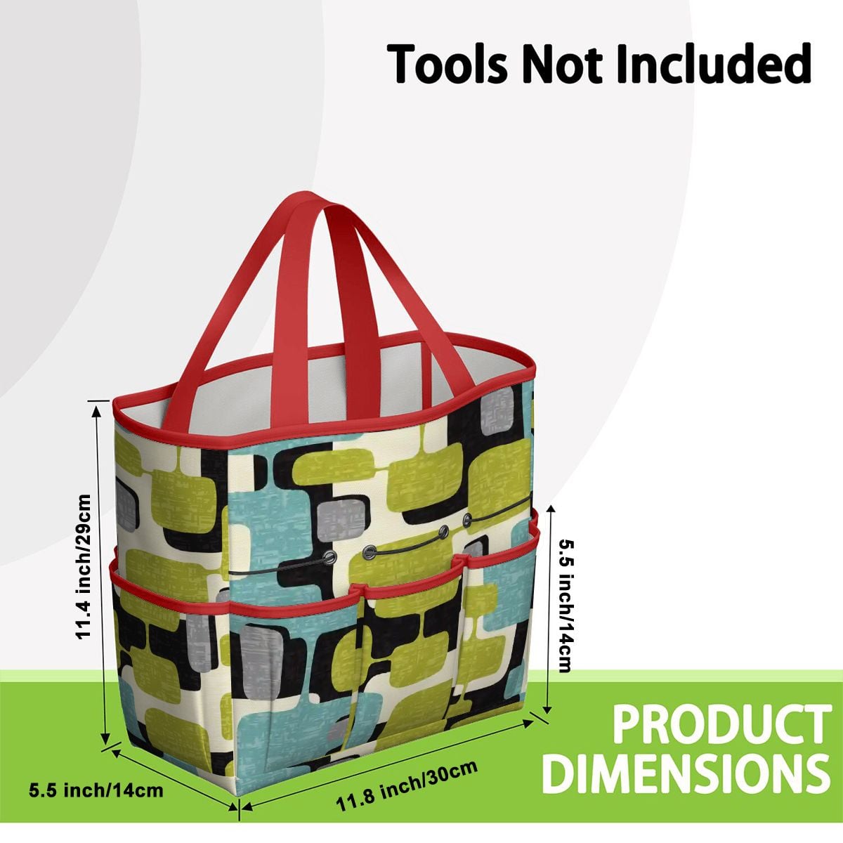 Kate McEnroe New York Mid Century Modern Abstract Geometric Garden Tool BagOutdoor LivingcqVaxEyJYg