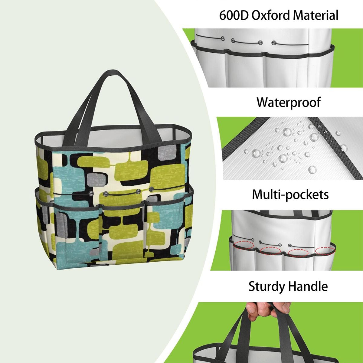 Kate McEnroe New York Mid Century Modern Abstract Geometric Garden Tool BagOutdoor LivinglR0R8V9p0j