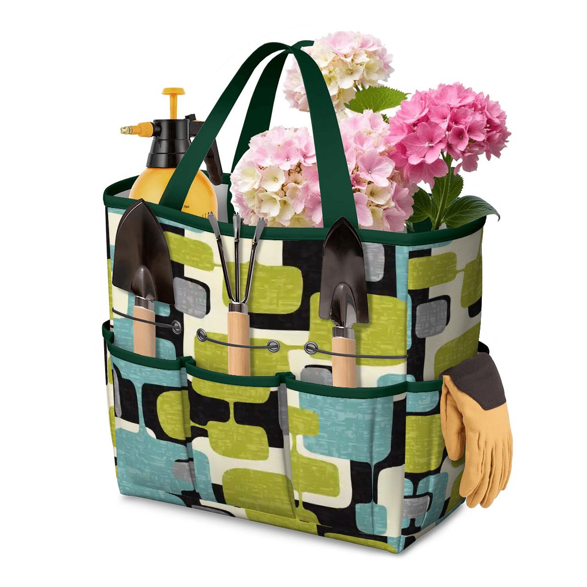 Kate McEnroe New York Mid Century Modern Abstract Geometric Garden Tool BagOutdoor LivingU6Wr5Xis7m